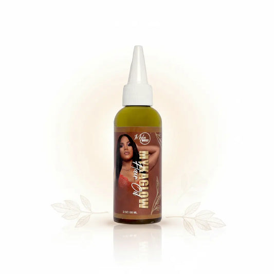 Myka Grow Hair Oil 2 oz - Lightweight Botanical Blend with Avocado Coconut Olive & Castor Oils for Moisture Shine & Scalp Care - Moisturize 2 oz